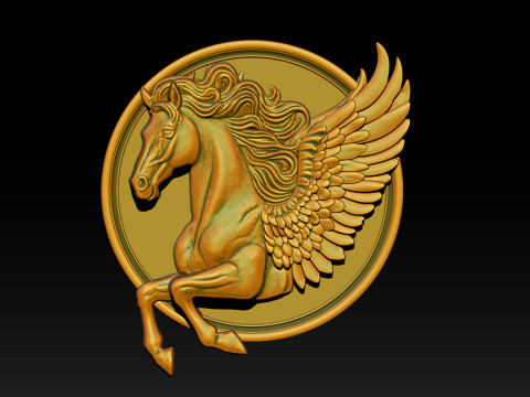 Horse head relief model for cnc router and 3D printing 3D Print Model