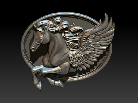 Horse head relief model for cnc router and 3D printing 3D Print Model