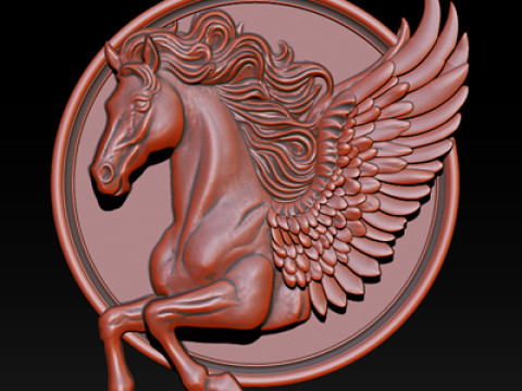 Horse head relief model for cnc router and 3D printing 3D Print Model