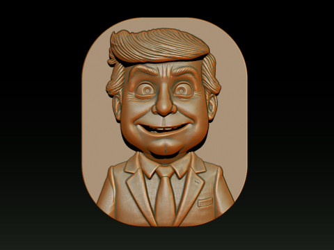 Cute portrait jewelry model 3D 프린트 모델