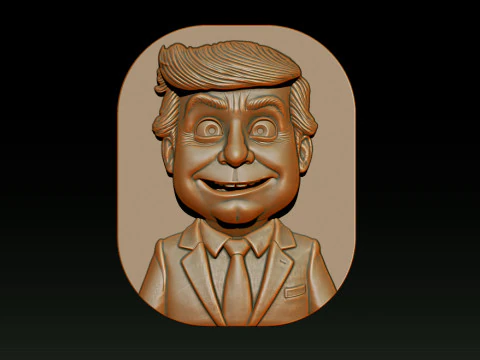 Cute portrait jewelry model 3D Print Model