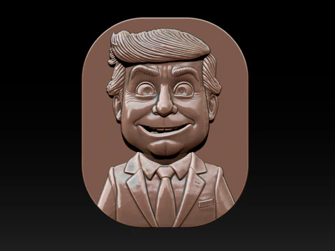 Cute portrait jewelry model 3D Print Model