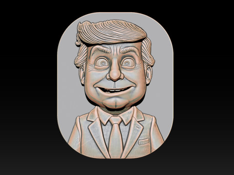 Cute portrait jewelry model 3D 프린트 모델