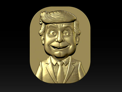 Cute portrait jewelry model 3D Print Model