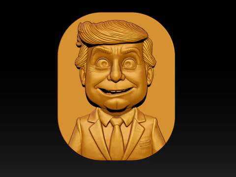 Cute portrait jewelry model 3D Print Model