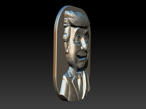 Cute portrait jewelry model 3D 프린트 모델