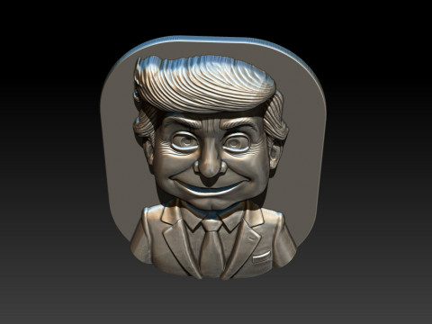 Cute portrait jewelry model 3D 프린트 모델