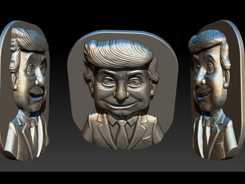 Cute portrait jewelry model 3D 프린트 모델