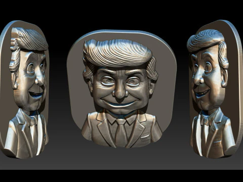 Cute portrait jewelry model 3D Print Model