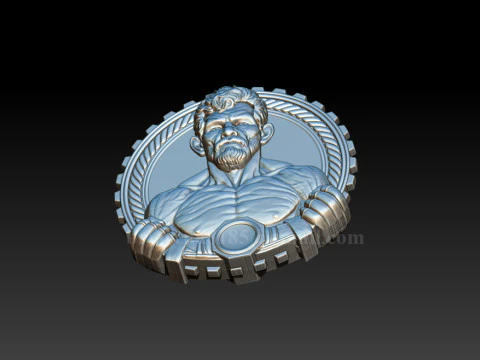 MMA and WWE Fighter Relief Model 3D Print Model