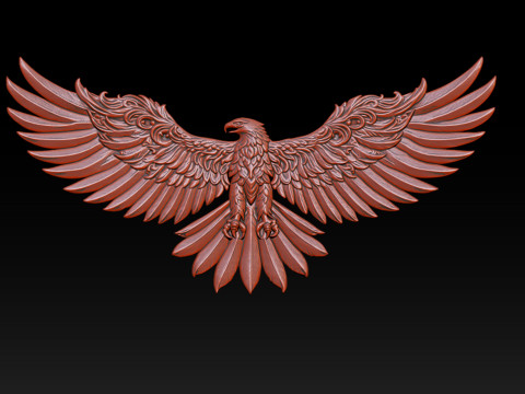Eagle Pendant jewelry 3D 打印模型