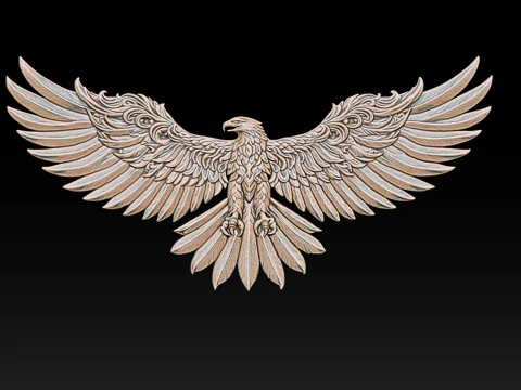 Eagle Pendant jewelry 3D Print Model