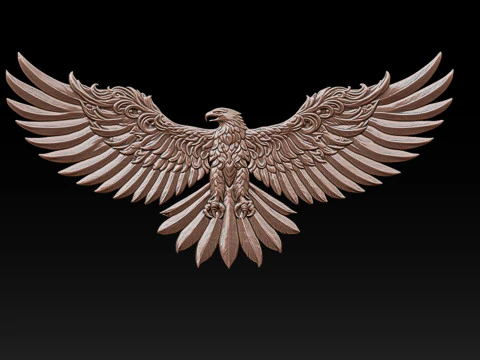 Eagle Pendant jewelry 3D Print Model
