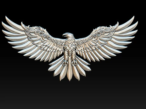 Eagle Pendant jewelry 3D Print Model