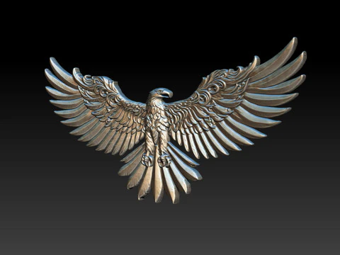Eagle Pendant jewelry 3D Print Model