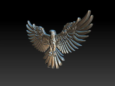 Eagle Pendant jewelry 3D Print Model