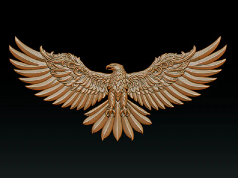 Eagle Pendant jewelry 3D Print Model