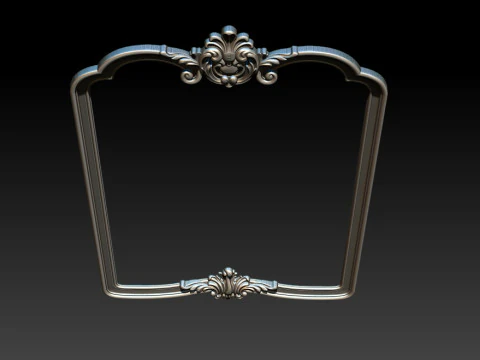 Classical carved frame 3D Print Model
