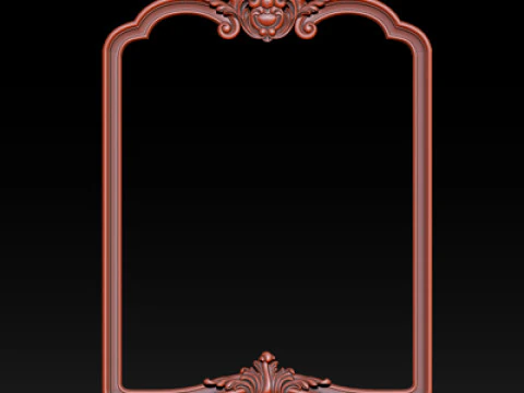 Classical carved frame 3D Print Model
