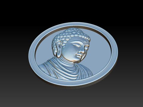 CNC Buddha Head Sculpture 3D-printmodel