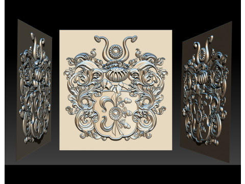 Exquisite Relief Models for CNC and 3D Printing 3Dプリントモデル
