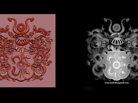 Exquisite Relief Models for CNC and 3D Printing 3D Print Model
