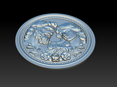 Eternal Love Relief Model 3D 프린트 모델