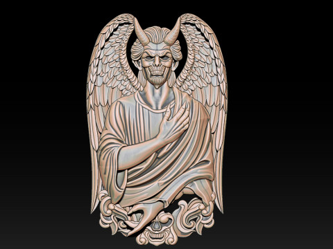 Devil Pendant Modello di stampa 3D