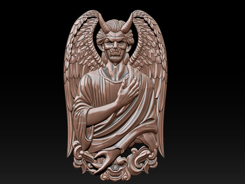Devil Pendant Modello di stampa 3D