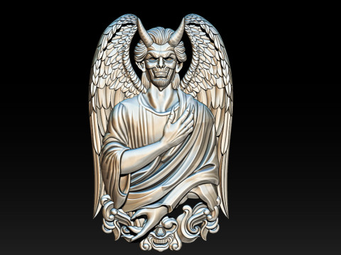Devil Pendant Modello di stampa 3D