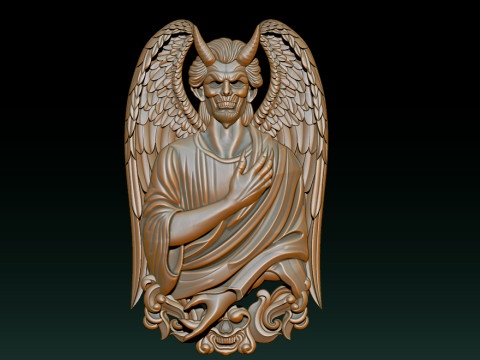Devil Pendant Modello di stampa 3D