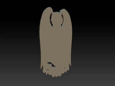 Devil Pendant 3D Print Model
