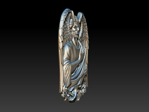 Devil Pendant Modello di stampa 3D