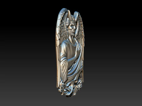 Devil Pendant 3D Print Model