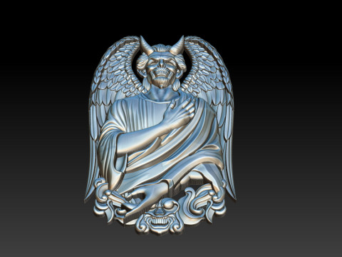 Devil Pendant Modello di stampa 3D
