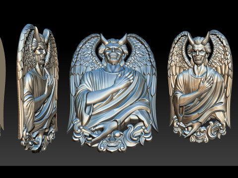 Devil Pendant Modello di stampa 3D