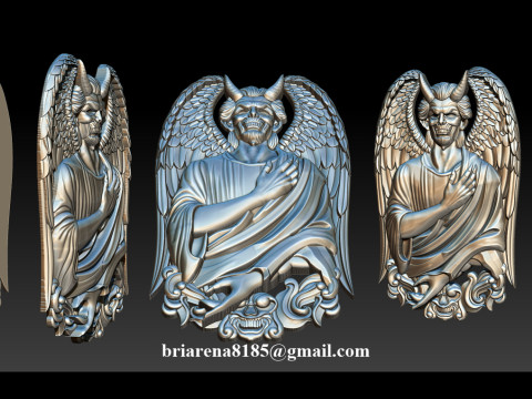 Devil Pendant Modello di stampa 3D