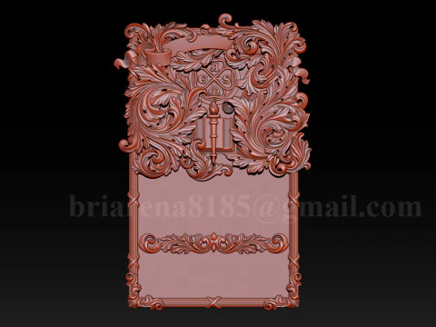 American Society of Mechanical Engineers Ornamental Bas-Relief 3D Print Model