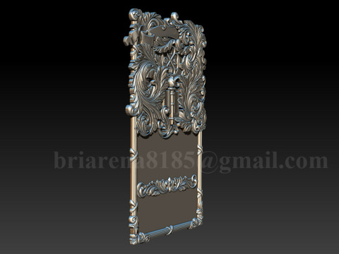 American Society of Mechanical Engineers Ornamental Bas-Relief 3D 打印模型