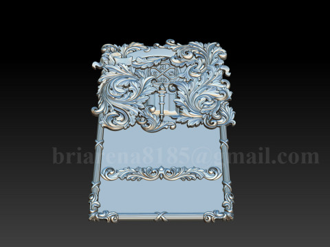 American Society of Mechanical Engineers Ornamental Bas-Relief 3D 打印模型