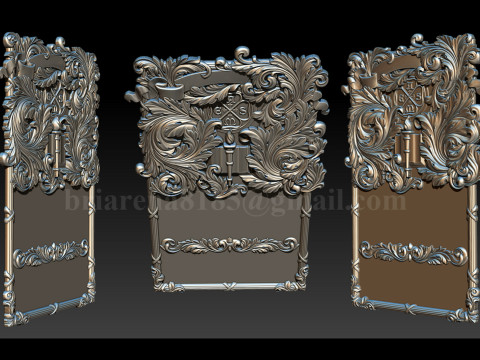American Society of Mechanical Engineers Ornamental Bas-Relief 3D 打印模型