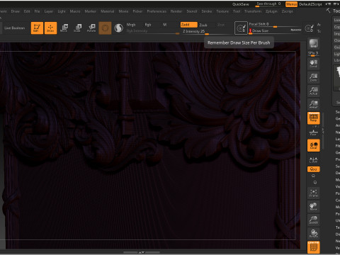 American Society of Mechanical Engineers Ornamental Bas-Relief 3D 打印模型