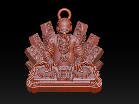 3D DJ-model - STL - OBJ - ZTL 3D printmodel