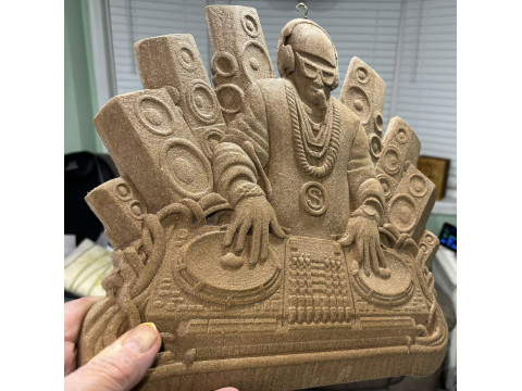 Modello 3D DJ - STL - OBJ - ZTL Modello di stampa 3D