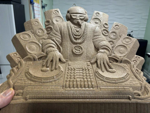 3D DJ Model - STL - OBJ - ZTL 3D Print Model