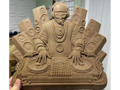 3D DJ Model - STL - OBJ - ZTL 3D Print Model
