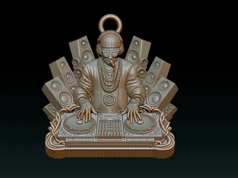 3D DJ Model - STL - OBJ - ZTL 3D Print Model
