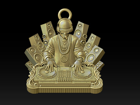 Modello 3D DJ - STL - OBJ - ZTL Modello di stampa 3D