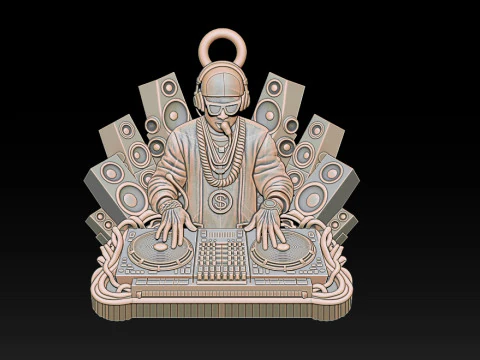 3D DJ Model - STL - OBJ - ZTL 3D Print Model