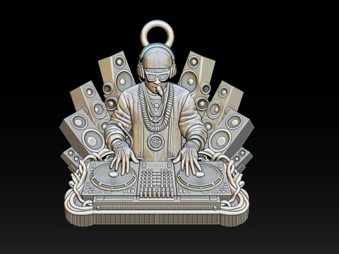 Modello 3D DJ - STL - OBJ - ZTL Modello di stampa 3D